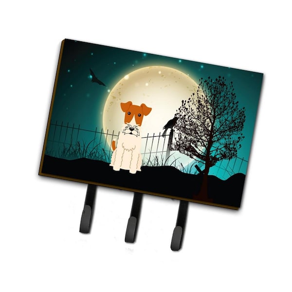 Jensendistributionservices Halloween Scary Wire Fox Terrier Leash or Key Holder MI1708370 - main